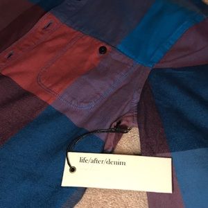 Life After Denim button down flannel shirt